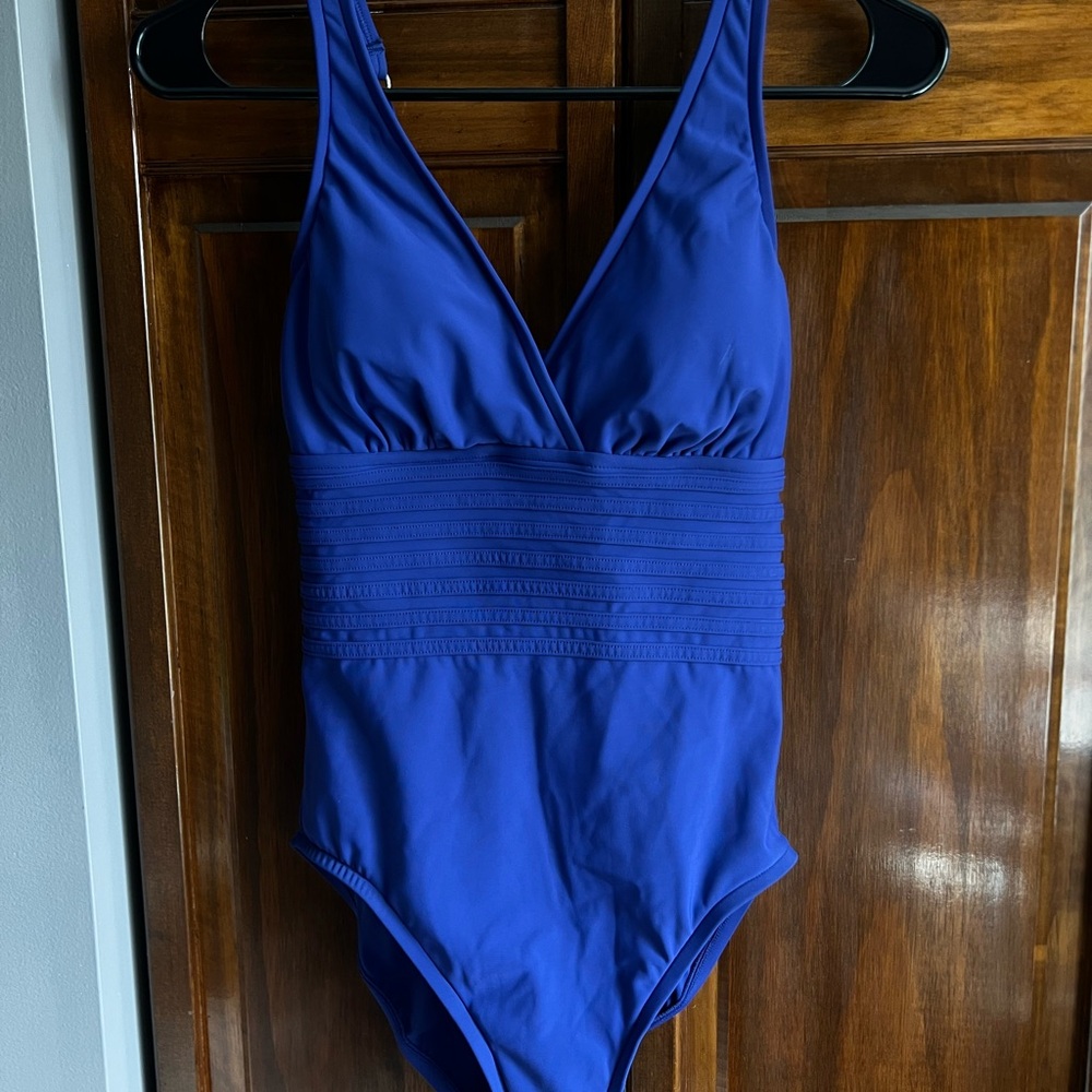 Vibrant Blue One-Piece Swimsuit